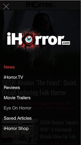 iHorror - Horror Movie News screenshot 1