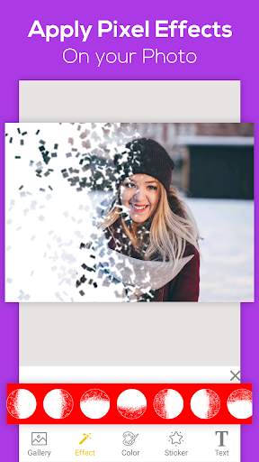 Photo editor pixel effect : dispersion  effect screenshot 4
