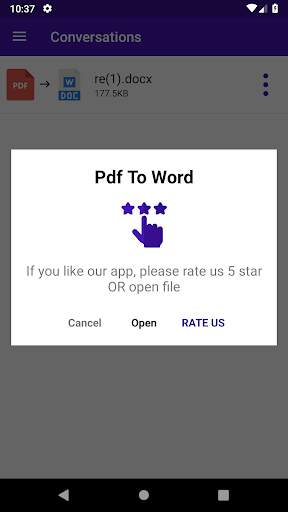 Pdf to Word - Pdf to Word Converter screenshot 3
