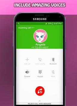 phone Call From Angela - My Talking Angela and tom screenshot 2