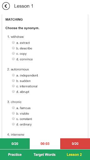 Essential Words for the TOEFL (7th edition) screenshot 4