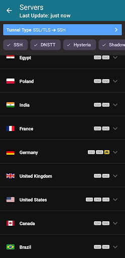 HTTP Injector (SSH/UDP/DNS)VPN screenshot 4
