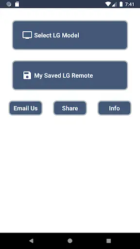 LG TV Remote 1 تصوير الشاشة