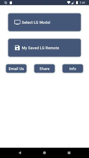 LG TV Remote screenshot 1
