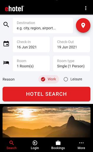 ehotel® - hotel bookings for business travel screenshot 1