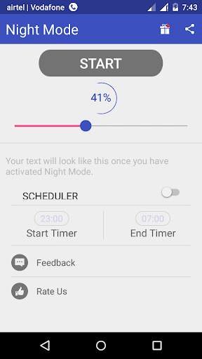 Night Mode screenshot 1