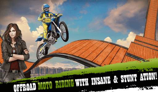 3D Bike Stunt Race - Mega Ramp Stunts Games स्क्रीनशॉट 3