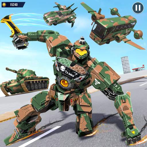 Army Bus Robot Car Game 3d 10.2.3