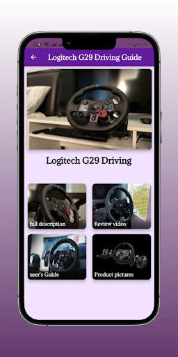 Logitech G29 Driving Guide screenshot 1