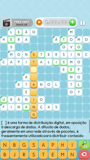 Palavras Cruzadas Questionário screenshot 3