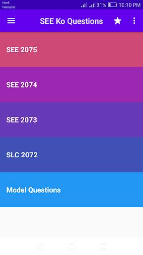 SEE Ko Questions screenshot 1