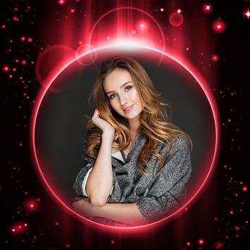 Neon Round Photo Frames screenshot 2