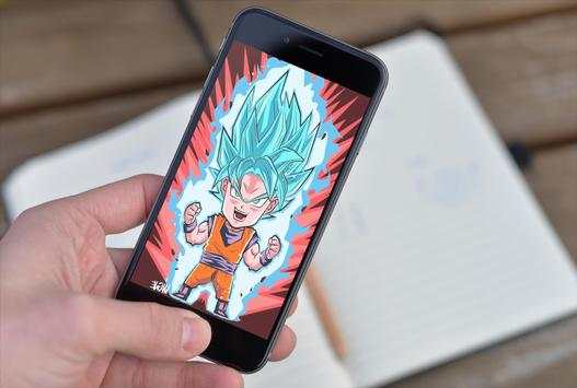 Goku Chibi Art Wallpaper screenshot 4