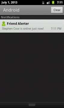 Friend Alerter for Facebook screenshot 4