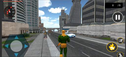 Stickman Superhero: Ninja Battle: Streets Fighting screenshot 2