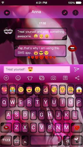 Wonder Girl Emoji Keyboard Theme स्क्रीनशॉट 6