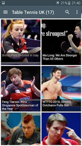 Table Tennis News screenshot 3