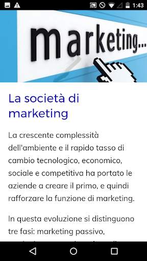 Corso di Marketing screenshot 3