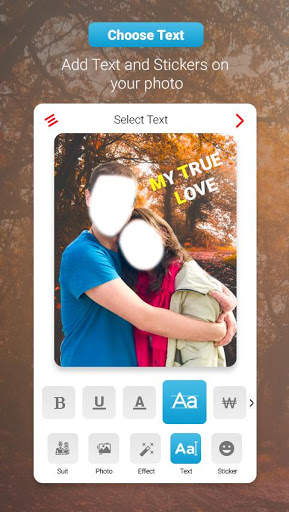 Couple Photo Suit : Man and Woman Montage screenshot 5