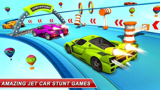 Jet Car Ramp Stunt Games screenshot 6