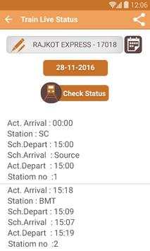 LIVE Railway Train Enquiry 4 تصوير الشاشة