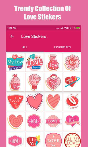 Love Stickers for Viber screenshot 1