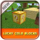 Lucky Gold Block Mod Minecraft logo