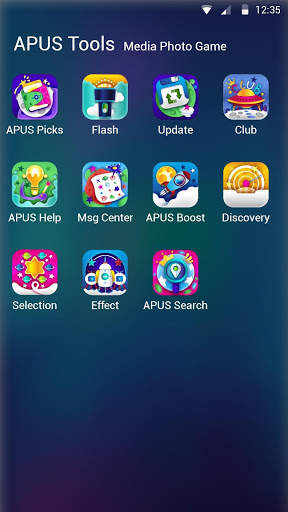 Mysterious Color  Space - APUS Launcher theme screenshot 3