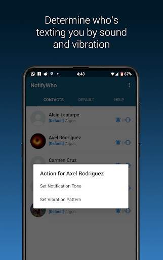 NotifyWho - Custom Notifications for WhatsApp screenshot 2