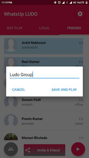 WhatsUp LUDO screenshot 4