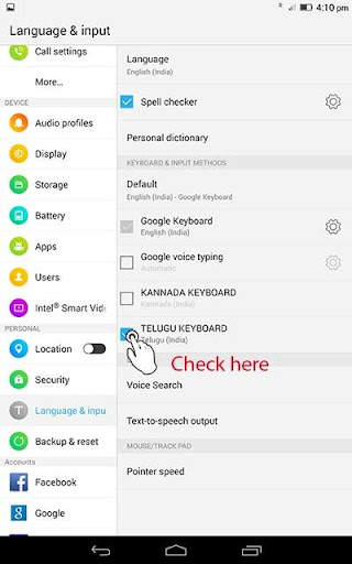 Telugu Keyboard screenshot 9