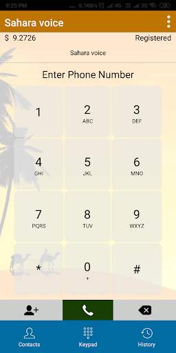 Sahara voice telecom screenshot 2