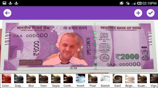 New Money Photo Frame Currency screenshot 2