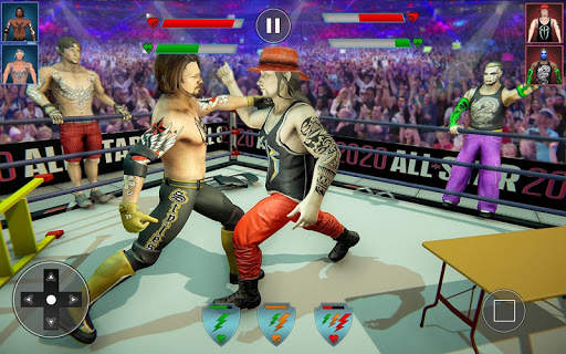 Ring Wrestling Revolution Cage Fighting Games 2021 screenshot 1