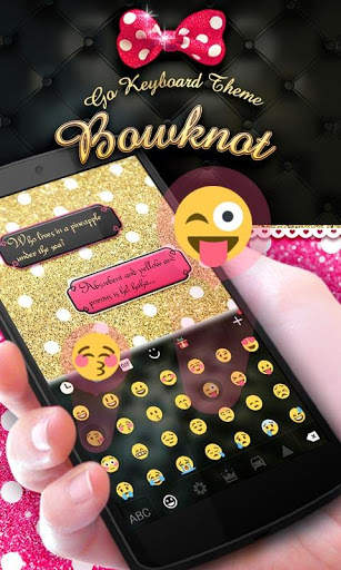Bowknot GO Keyboard Theme screenshot 4