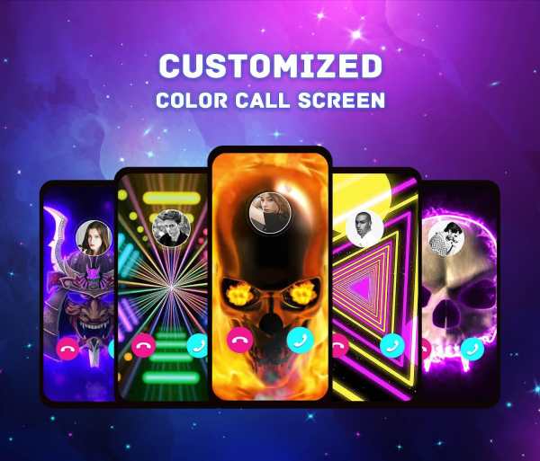 Color Call Pro-Phone Caller Screen Theme,LED Flash screenshot 1