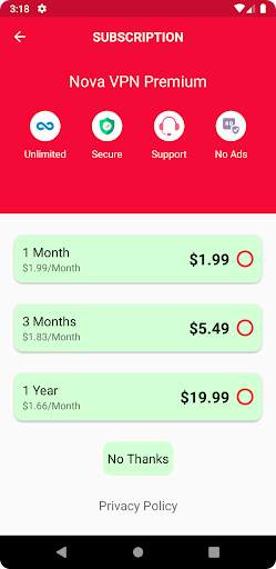 Nova VPN screenshot 6