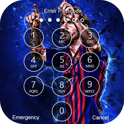 Lock Screen for Messi &amp; Wallpapers आइकन