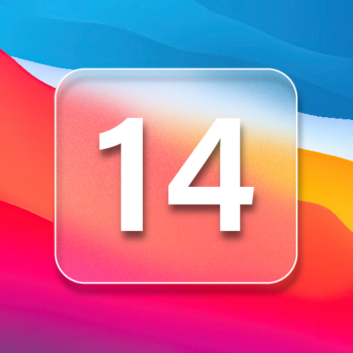 OS14 Launcher, Control Center, App Library i OS14 icon