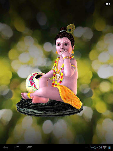 3D Little Krishna Live Wallpaper screenshot 13