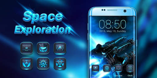 Space Exploration Go Launcher Theme screenshot 5