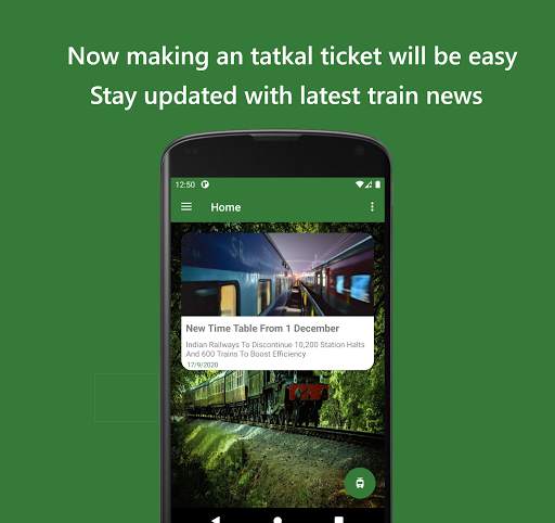 Tatkal Assistant - IRCTC Tatkal Ticket Assistant screenshot 1