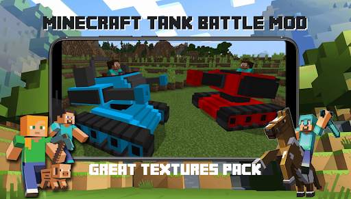 Minecraft tank battle Mod screenshot 1