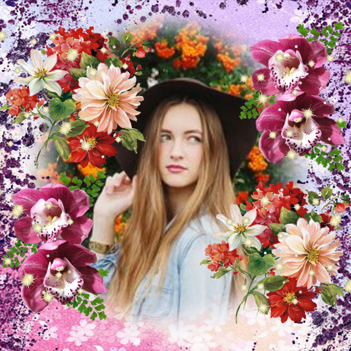 Garden Photo Frames Beautiful Flowers icon