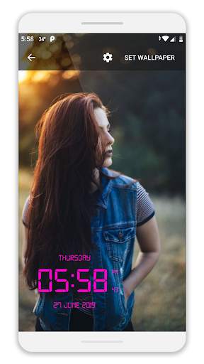 LED Digital Clock LiveWP screenshot 4