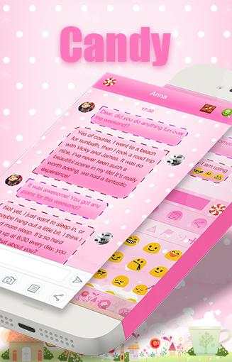 Candy Messages Theme screenshot 3