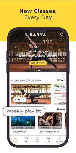 Sarva - Yoga, Meditation, Sleep, Mindfulness 3 تصوير الشاشة