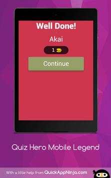 Quiz Hero Mobile Legend screenshot 9