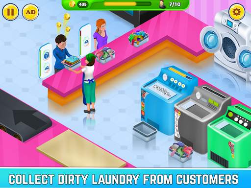 Laundry Shop Washing Game screenshot 1