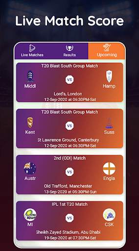 Cricket Live Score screenshot 3